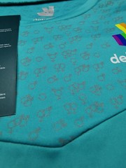 DELIVEROO Men UK L Reflective DELOVEROO PRIDE T-Shirt NEW Ventilated Lightweight