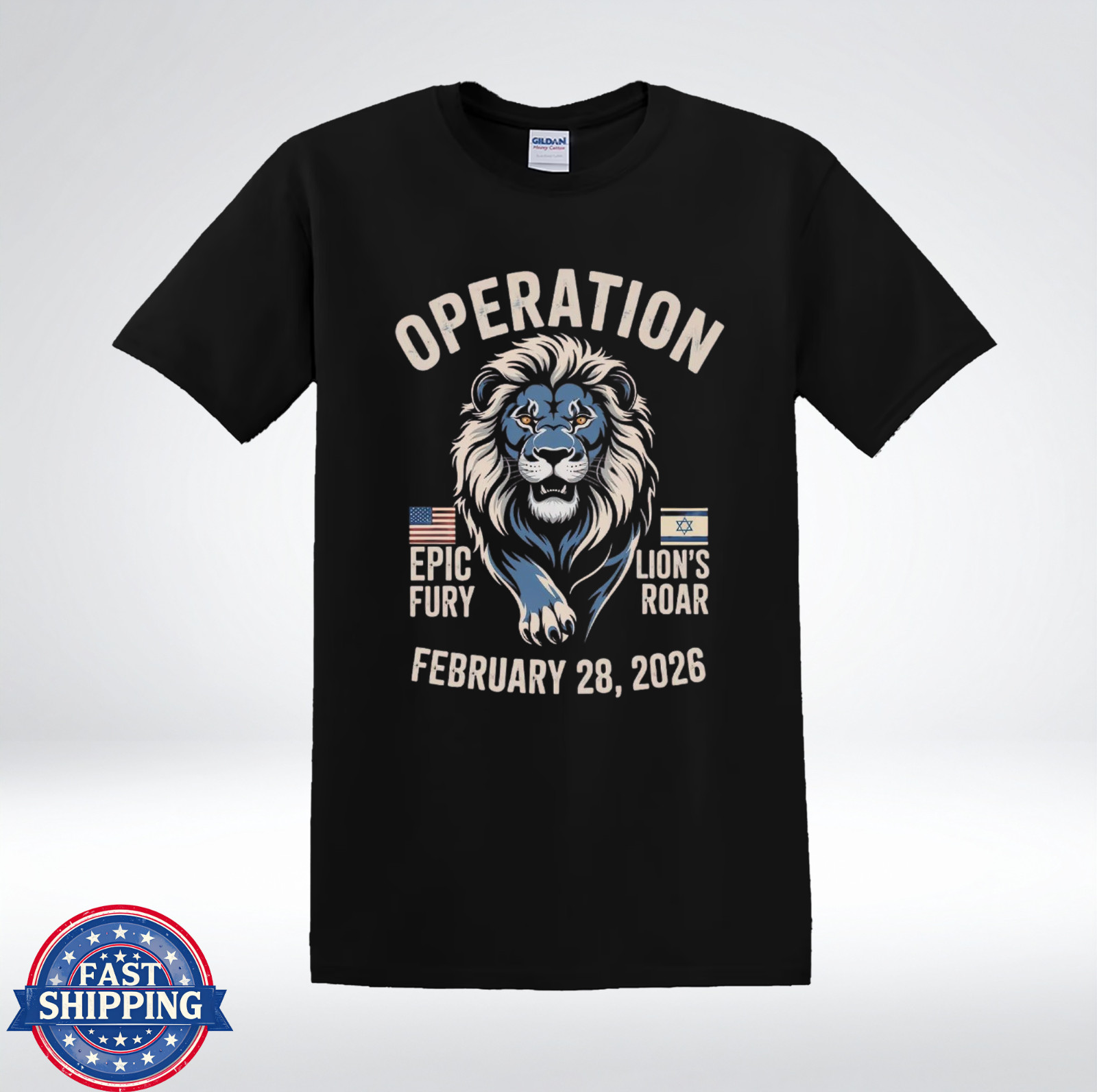 Operation Epic Fury Lion Graphic Patriotic 2026 T-Shirt gallery