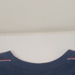 Goodfellow & Co Men’s Blue/Red/White Striped Short Sleeve Crew Neck Tee 2XL