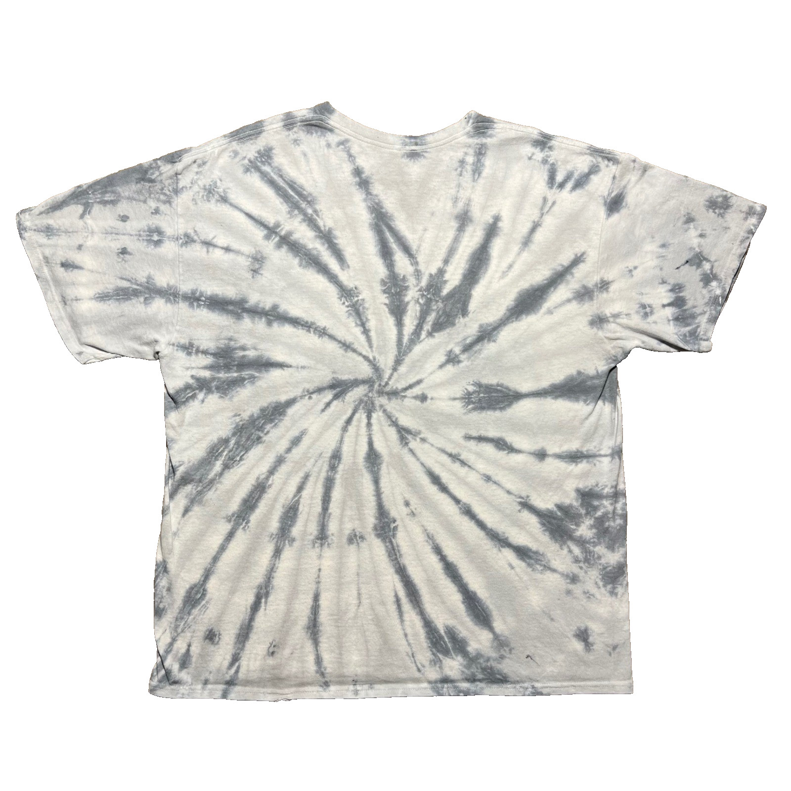 SeaWorld Graphic T-Shirt Mens XL Grey White Spiral Tie Dye Short Sleeve Cotton T gallery
