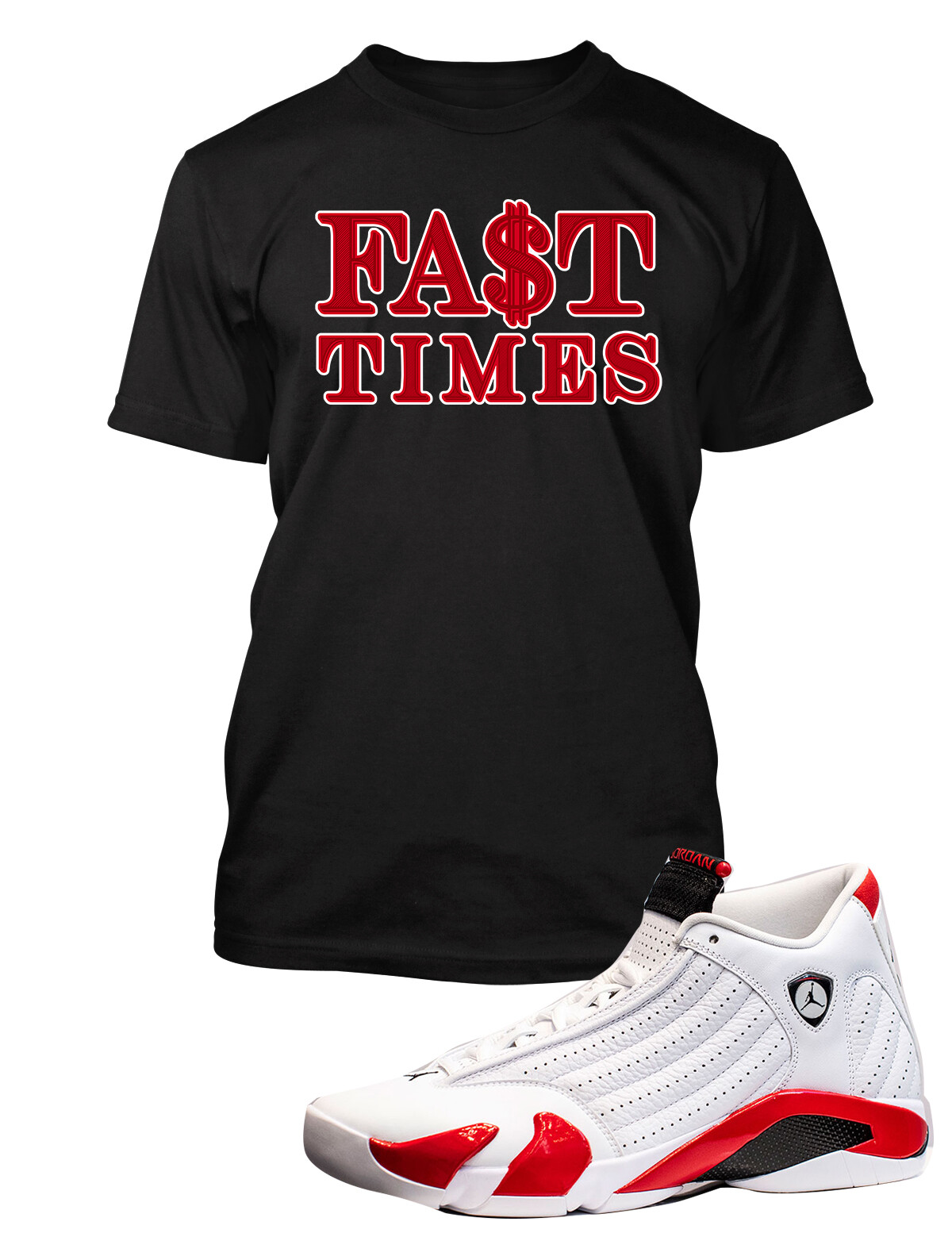 Fast Times Graphic Sneaker Hip Tee shirt to Match J14 Eye Candy Big Tall Sm T gallery