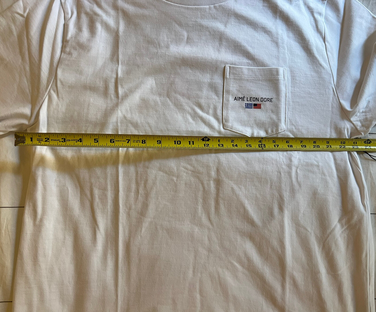 Aime Leon Dore ALD 38-GS Offshore Tee 1986 Technohull Logo Bright White XXL SS23 gallery