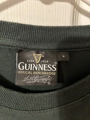 Authentic Guinness Beer Tee Shirt Size Large