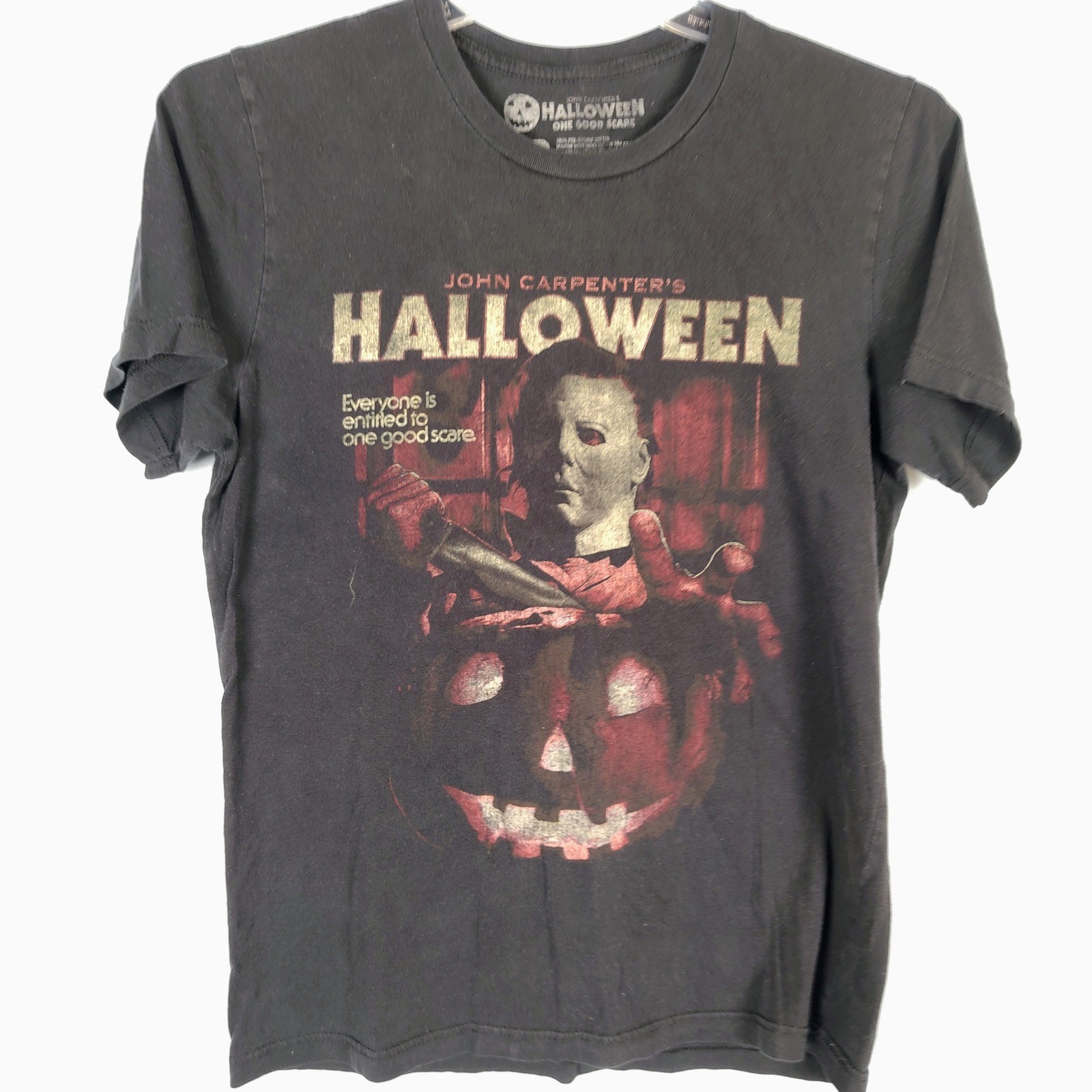 Fright Rags Halloween Michael Myers Graphic T-Shirt Mens Medium Black Horror Tee gallery