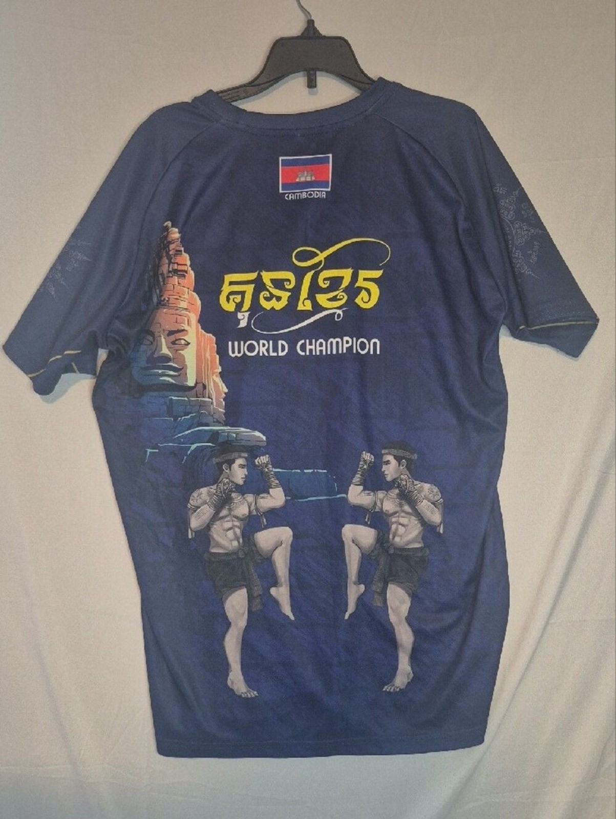 Kun Khmer Navy Graphic Athletic T‑Shirt - Cambodia gallery