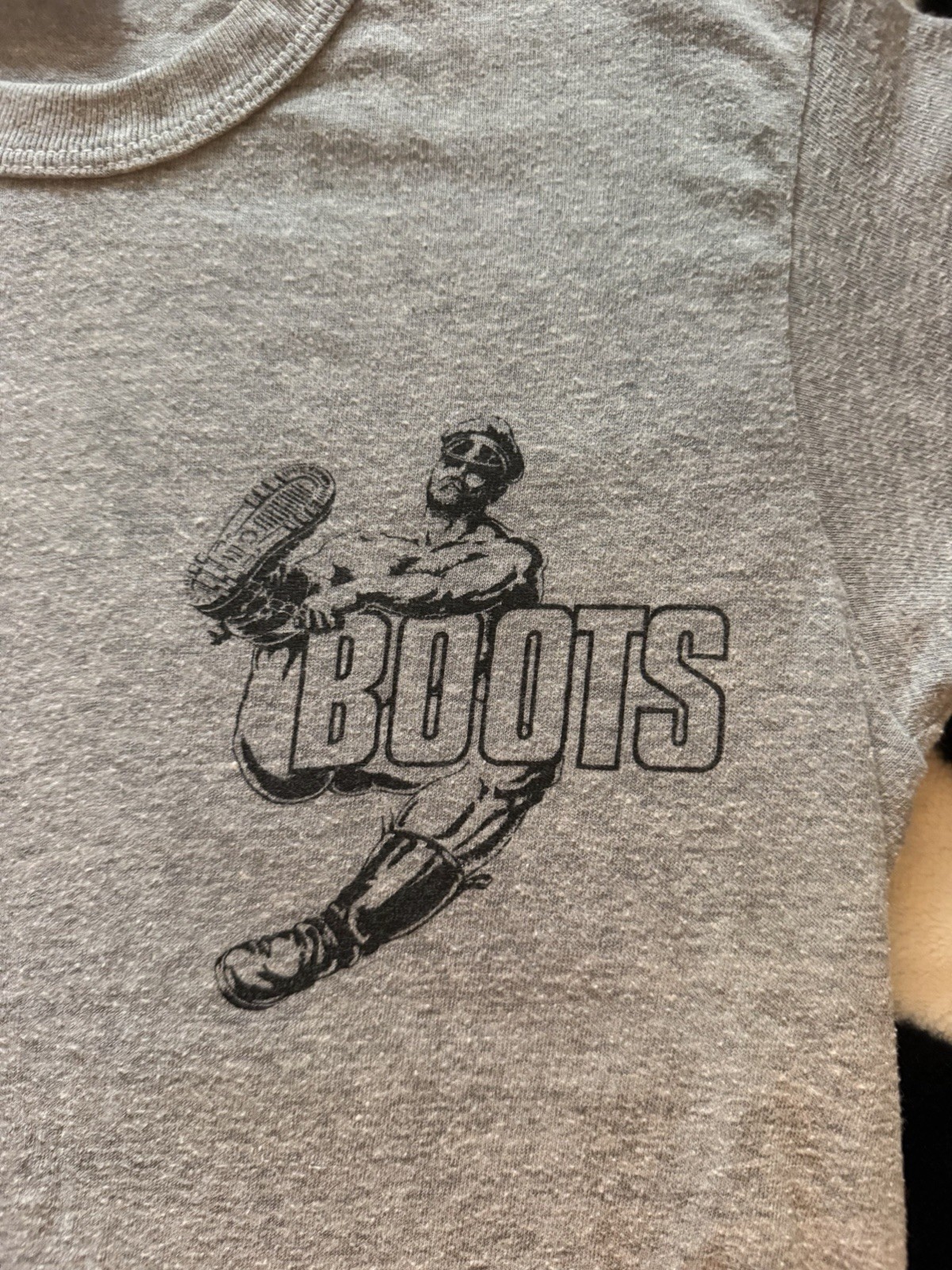 Boots Leather Graphic T Shirt LGBTQ Queer Size Small gallery