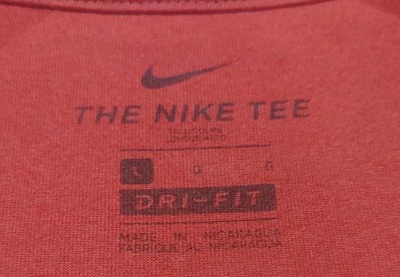Nike Dri Fit TShirt Regular Athletic Casual Red Adult Size Large gallery
