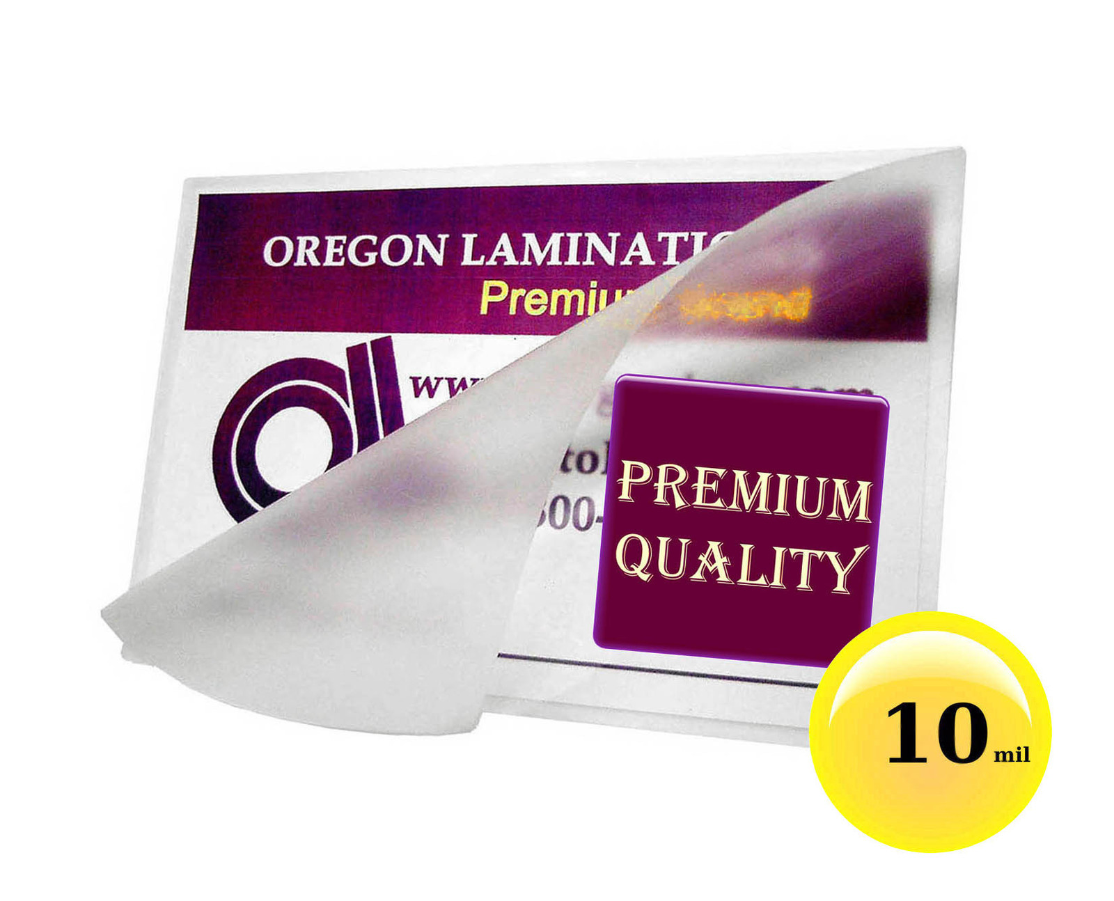 500/pack 10 Mil 6 x 9 Hot Laminating Pouches 6×9 Clear Glossy Half Page size
