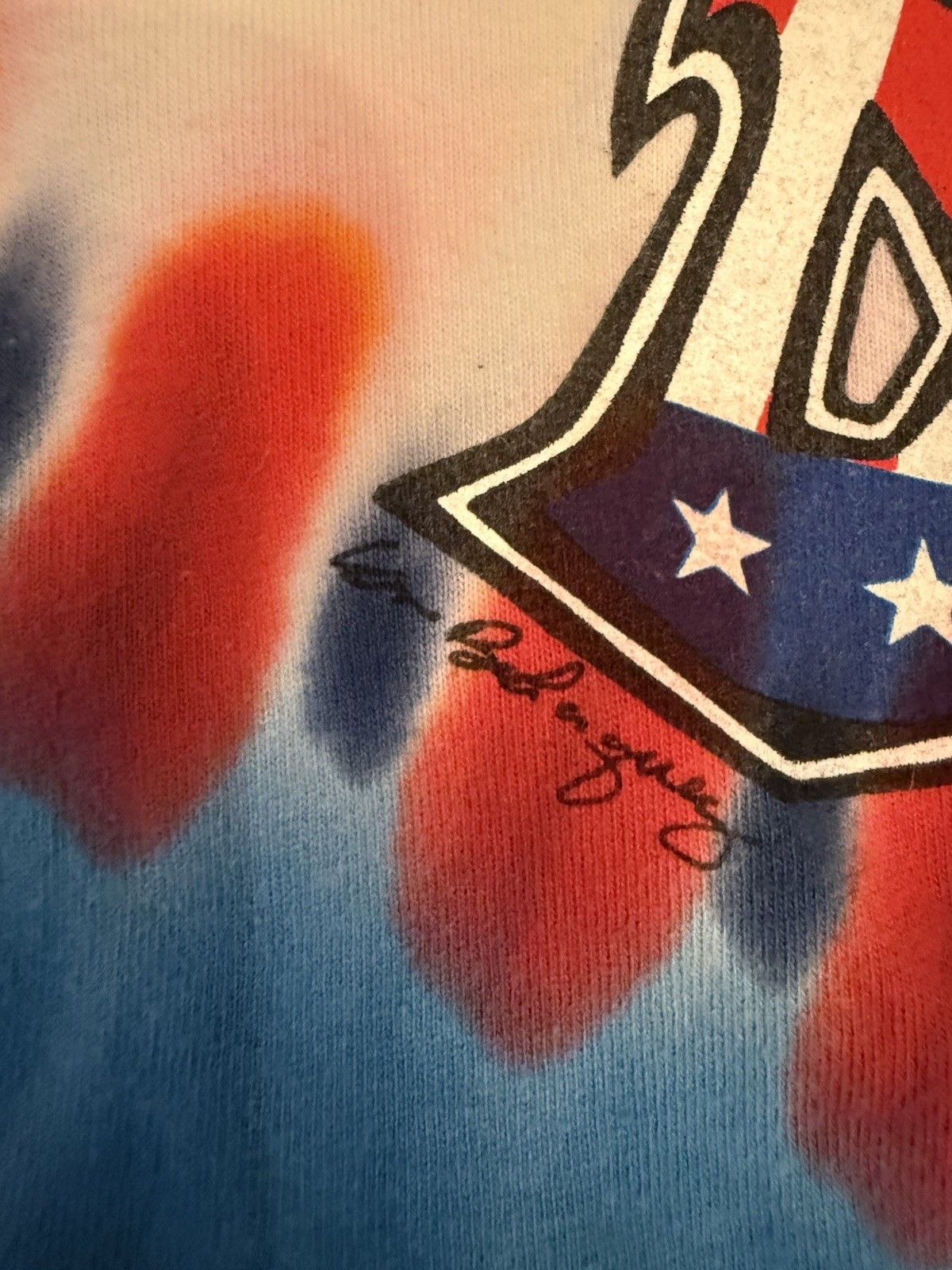 Vintage 1993 Grateful Dead Revolutionary Dead Mike Dubois Liquid Blue XL gallery