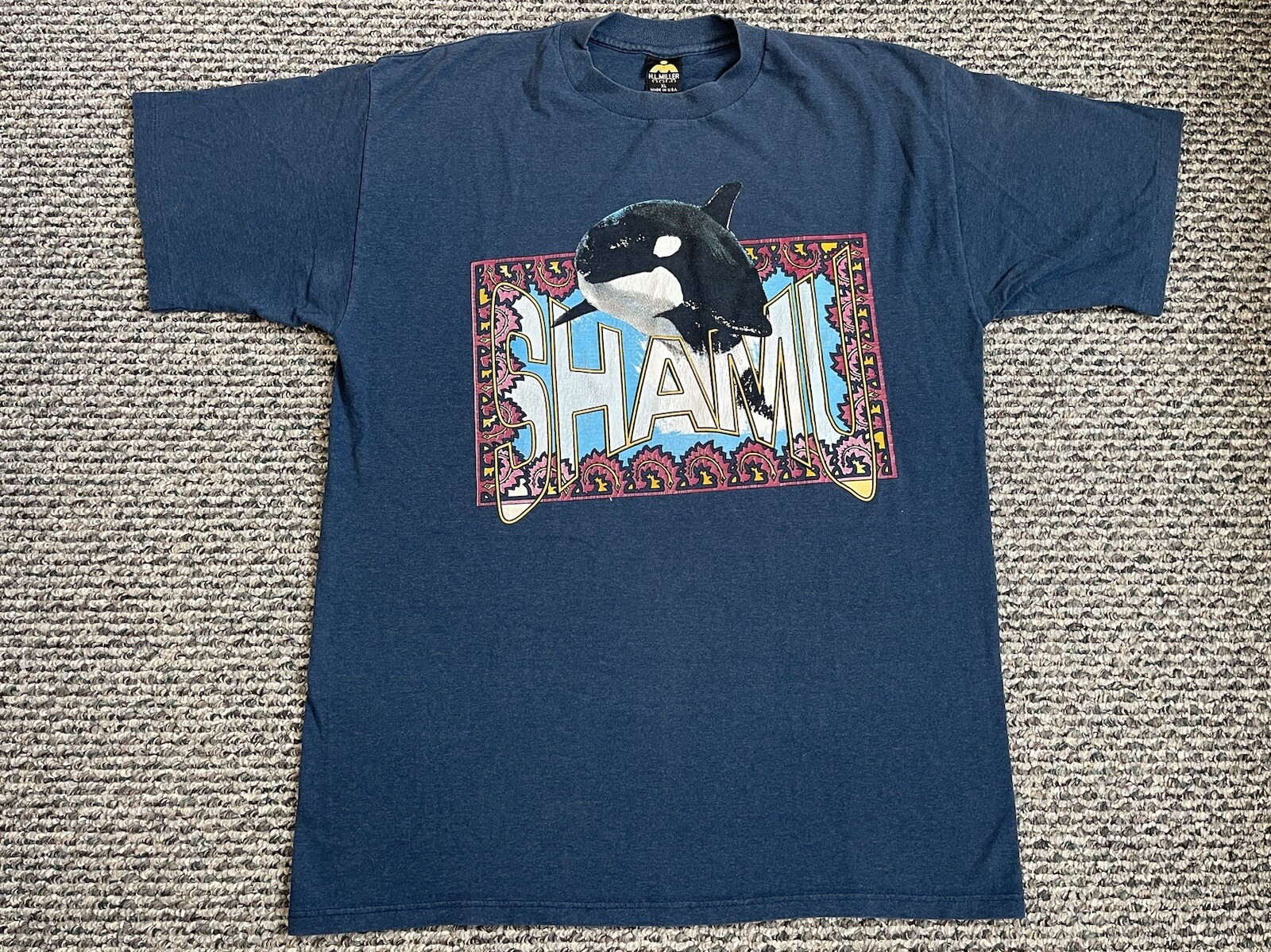 Vintage Shamu T-Shirt Adult XL Short Sleeve Sea World 90s Animal Nature USA