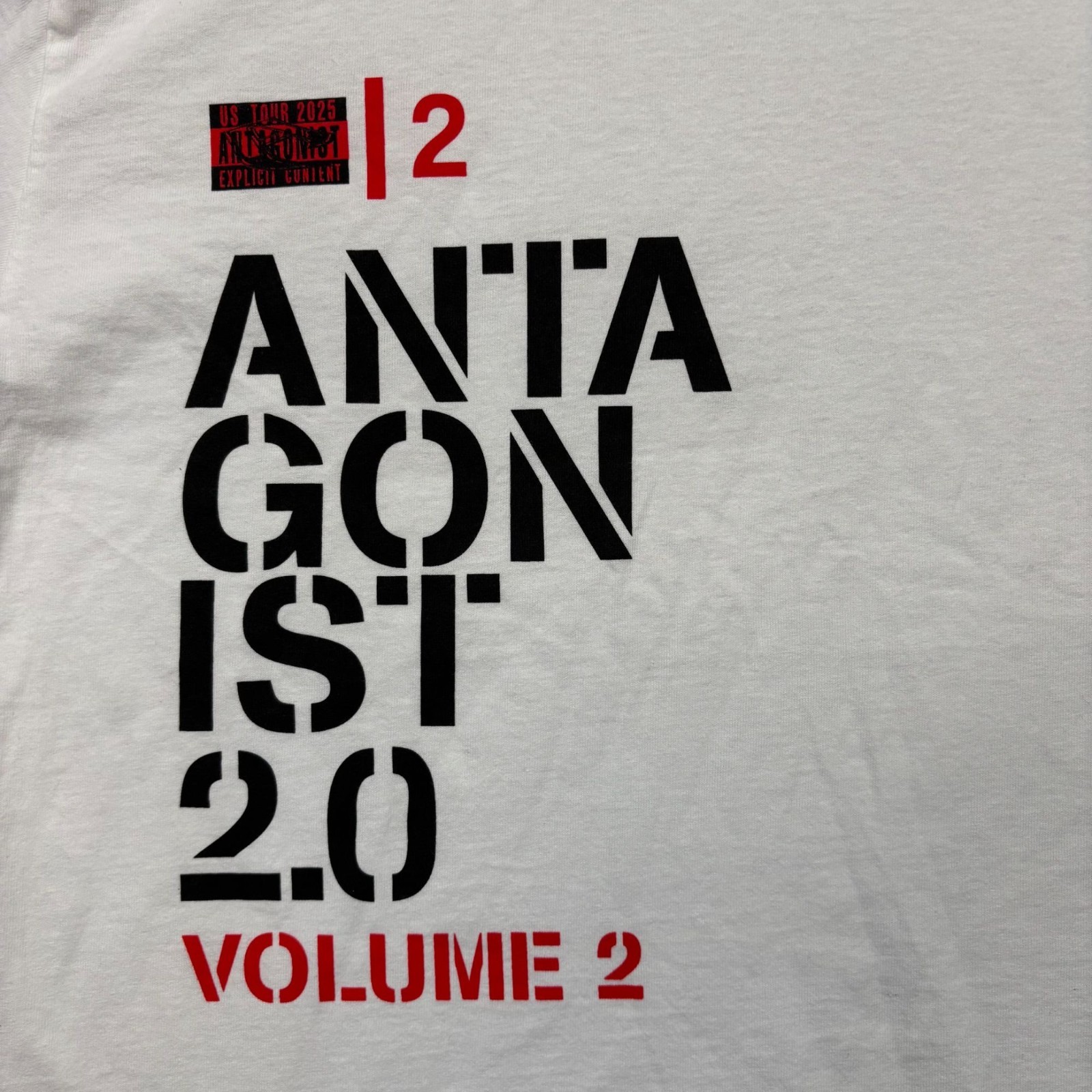 Playboi Carti The Antagonist 2.0 Tour Volume 2 Hip Hop Tee L gallery