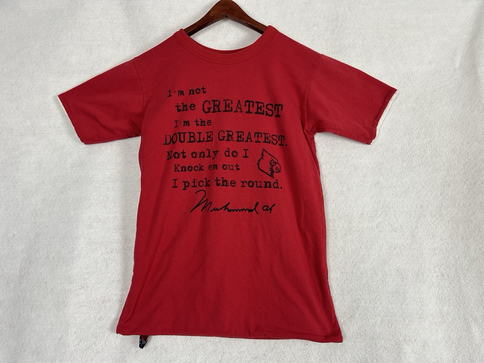 Rare Vintage Muhammad Ali Hip Hop Reversible T Shirt Made in USA Small gallery