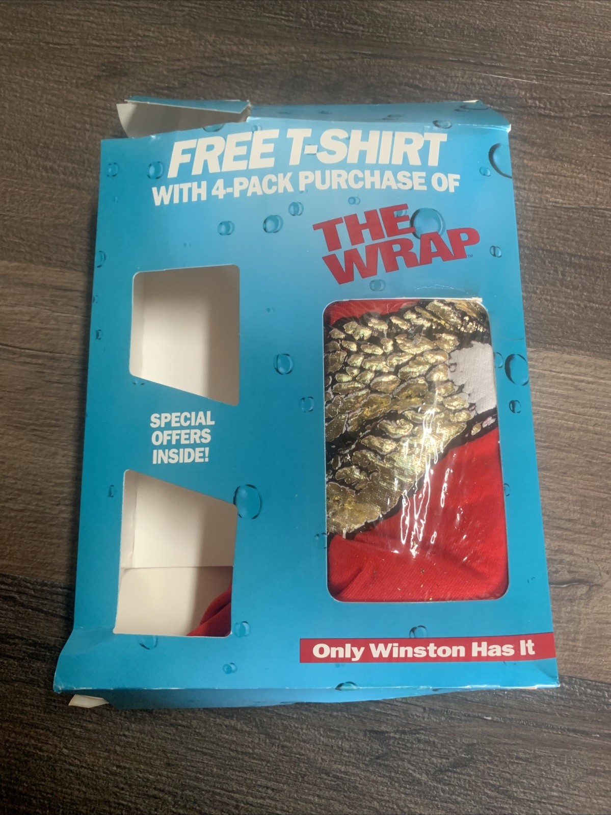 Vintage Winston Cigarettes T Shirt Men's XL Gold Eagle USA American Born 90s NIB gallery