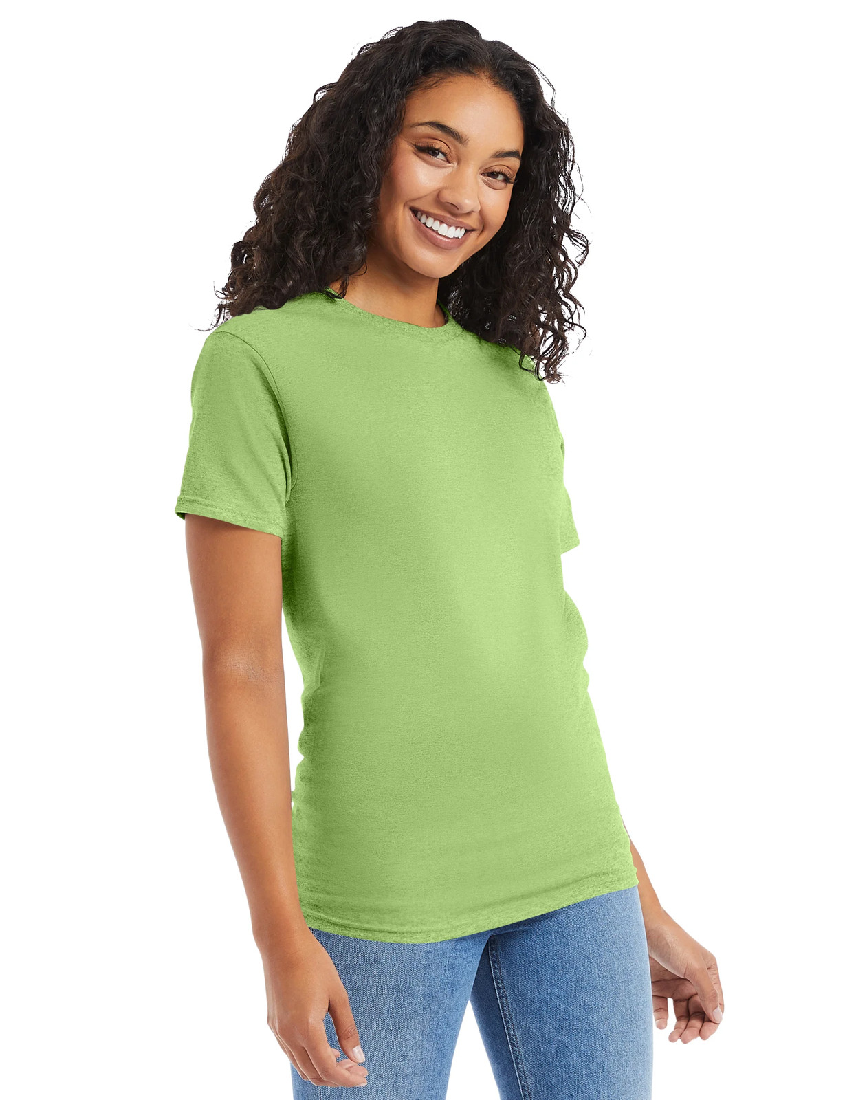 Hanes Men T-Shirt 100% Cotton TAGLESS ComfortSoft Crew tee Heavy Soft S-4XL 5280 gallery