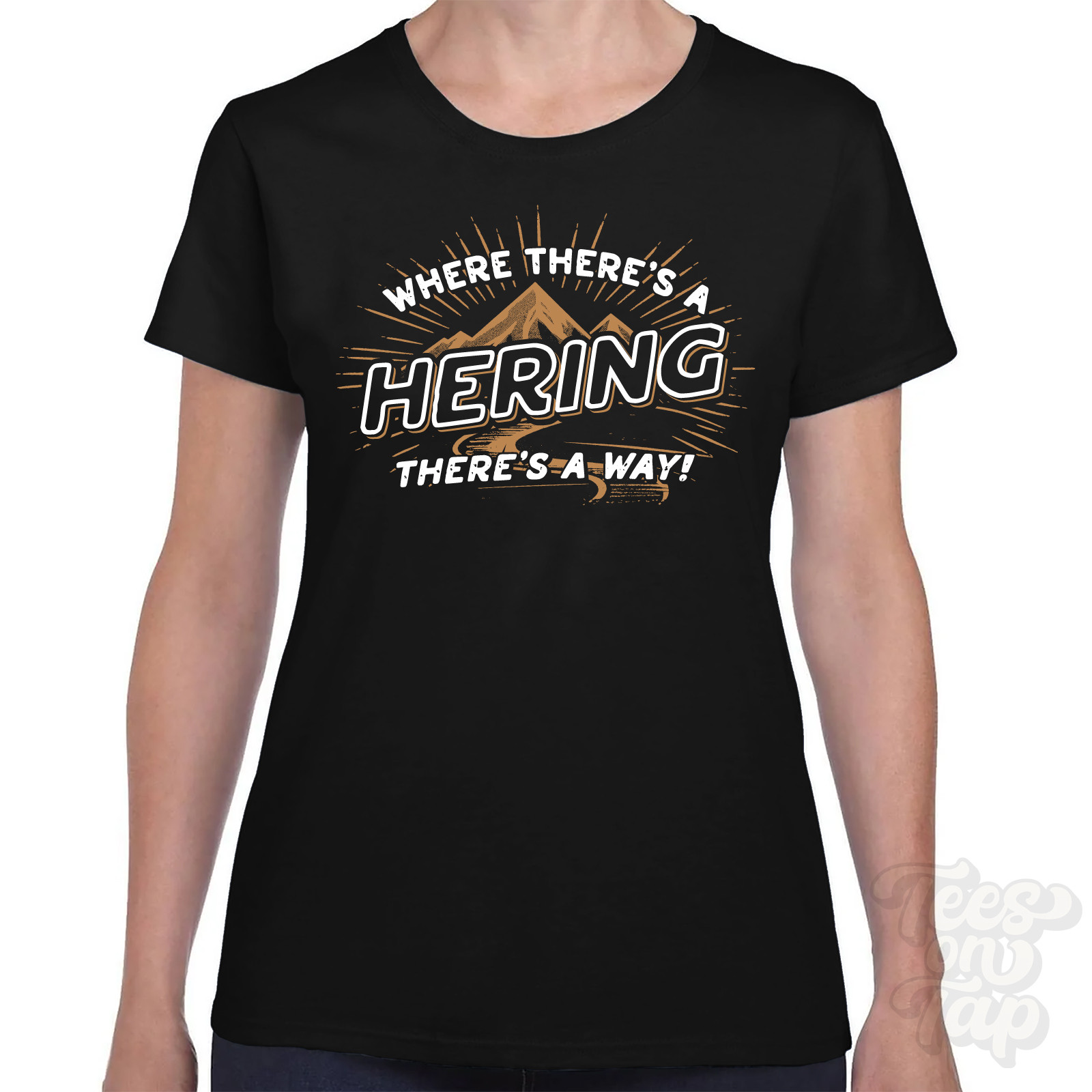 WHERE THERE'S A HERING... T-SHIRT name surname funny family gift idea gallery