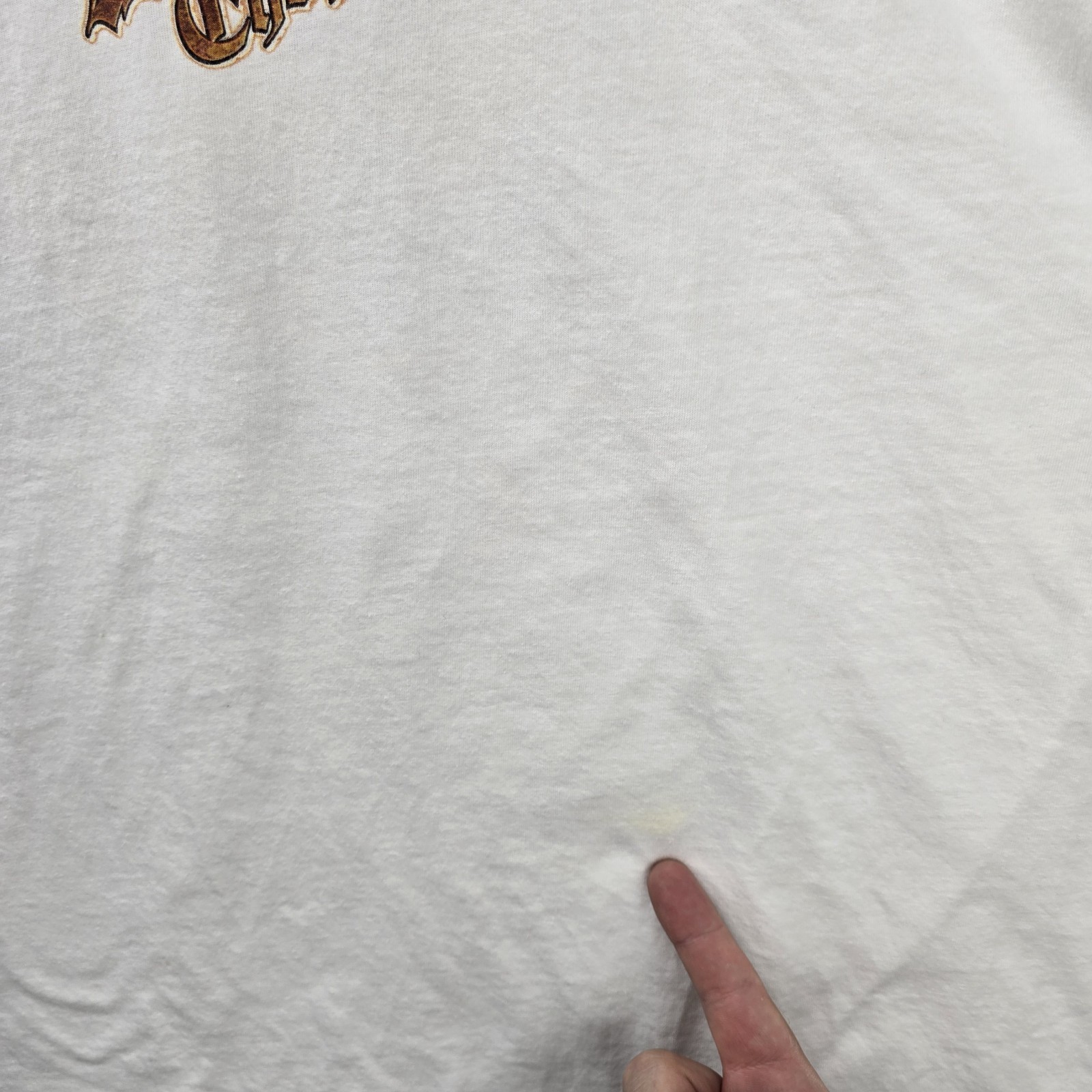 Vintage West Coast Choppers Shirt Mens XL White Skeleton Biker Y2K Grunge gallery