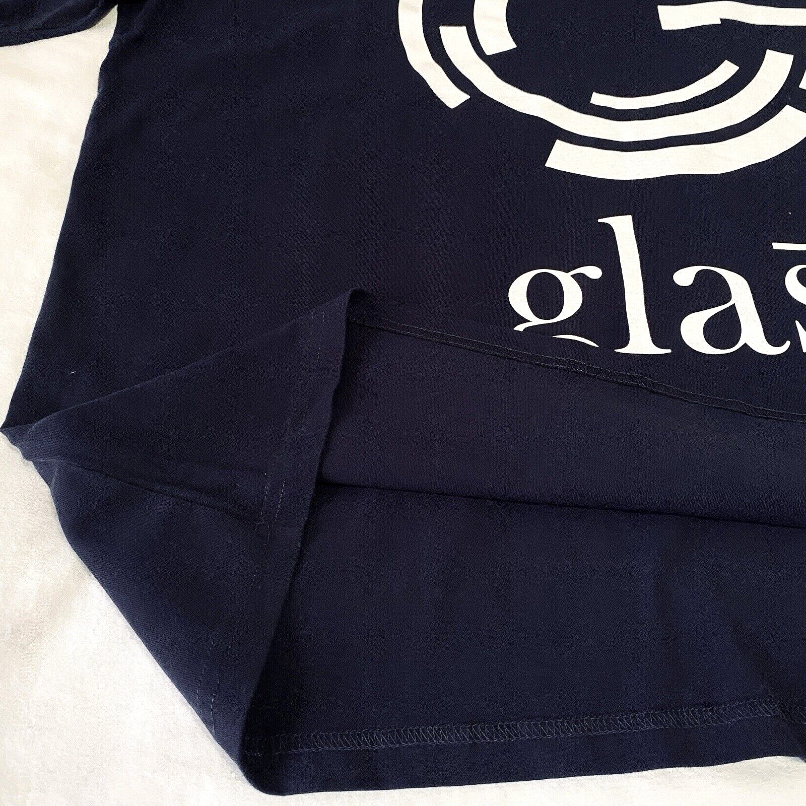 T Shirt XXXL Navy Blue 100% Cotton Glas Vapor Soft Comfy Active Cool Summer a gallery