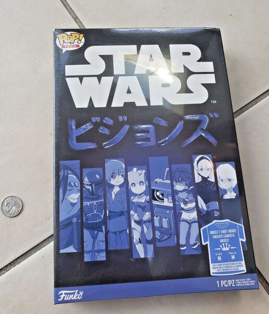 Star Wars Animated Visions POP! Tees Funko Size medium New in Box Unisex T-Shirt gallery