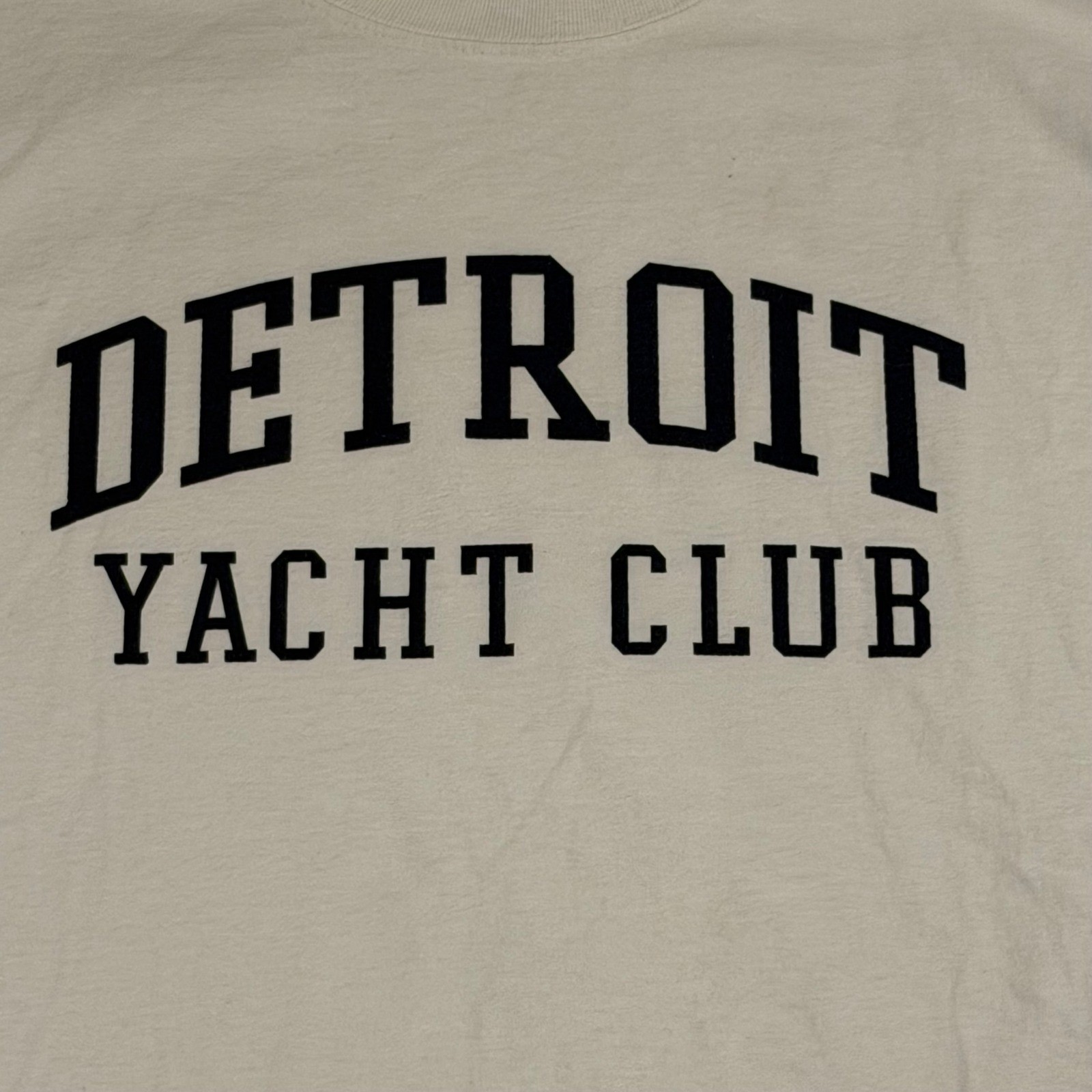 Champion Detroit Yacht Club Graphic T-Shirt White Cotton Mens M T425 WH Nautical gallery