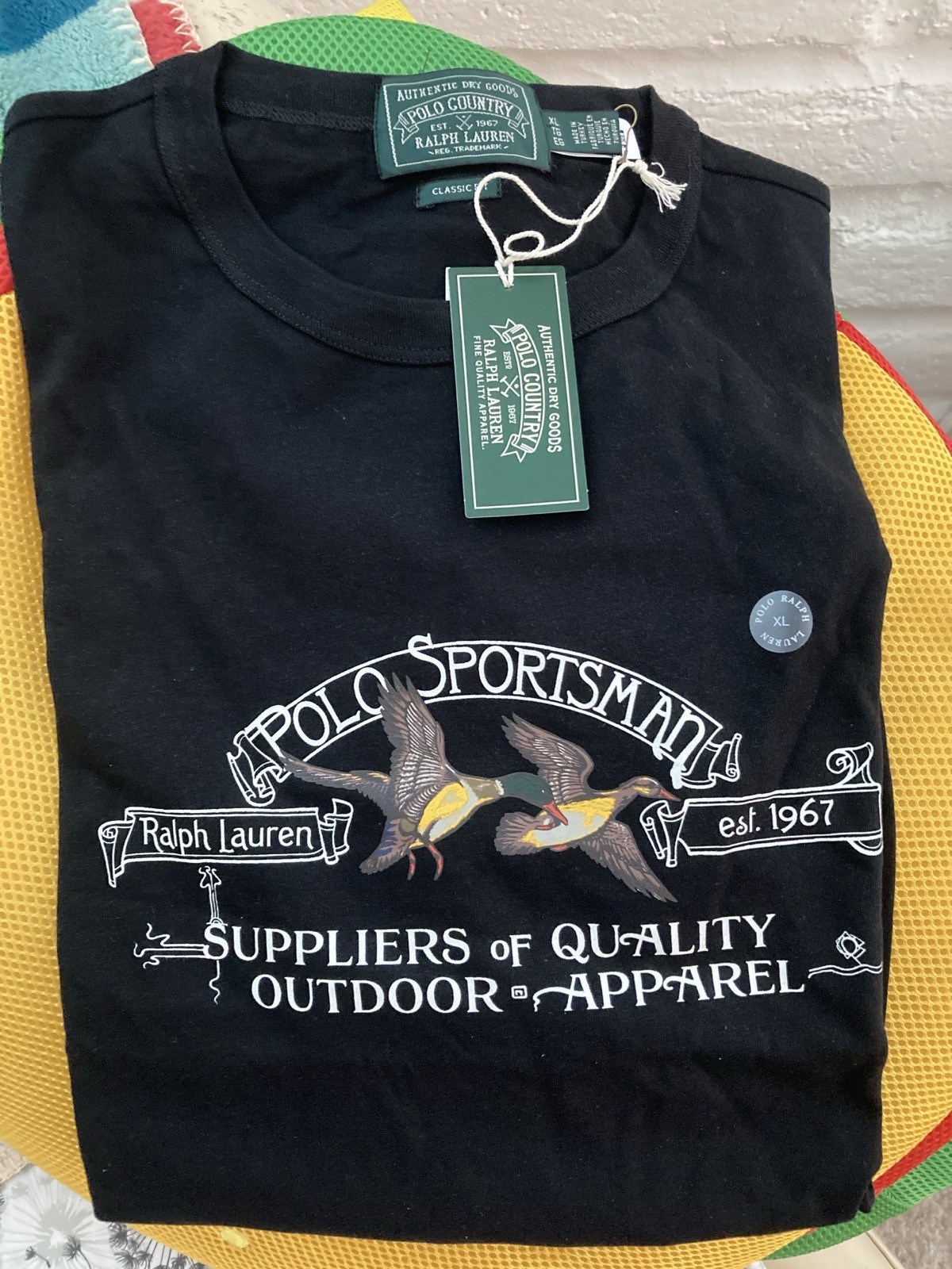 Ralph Lauren Polo Country Sportsman 1992 Ducks T-Shirt XL NWT
