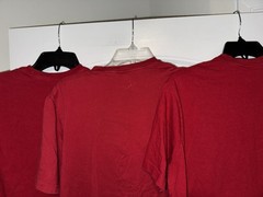 APPLE Official MAC Computer Employee RED Tech Staff T-Shirt Lot of 3 Medium