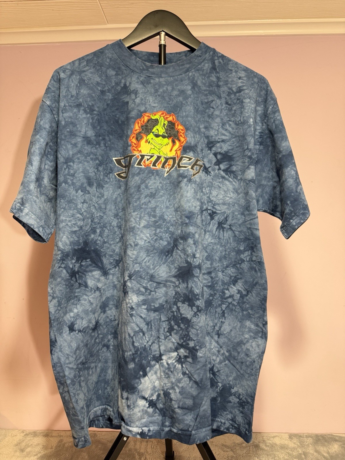 Vintage Dr. Seuss Tie-Dye Grinch T-Shirt - Large gallery