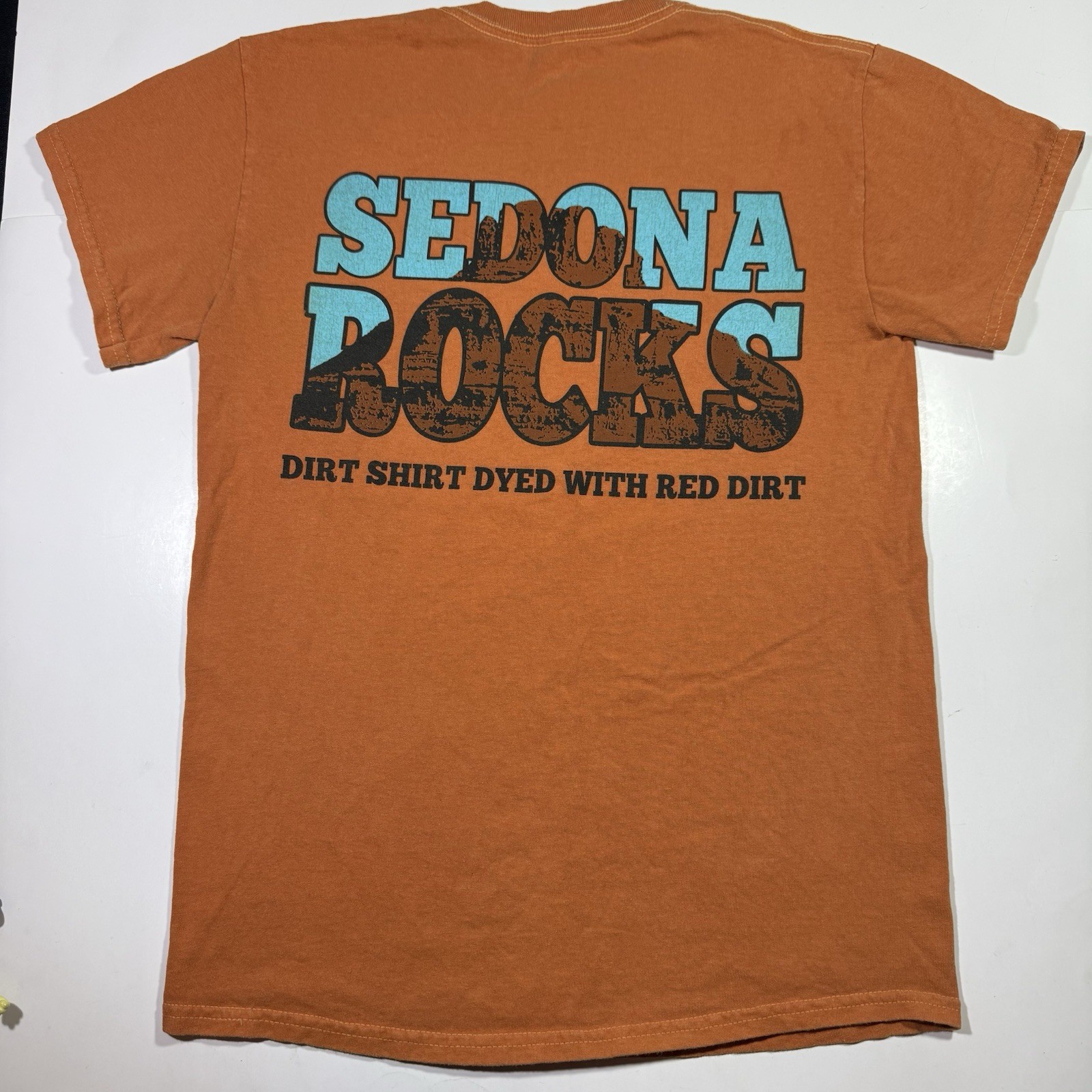 Adult Small Sedona Rocks Arizona T-Shirt Original Red Dirt Dyed Shirt Company AZ gallery