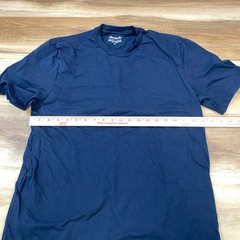 Aime Leon Dore T-Shirt Men Large Minimalist 100% Cotton Navy Blue Made in Canada