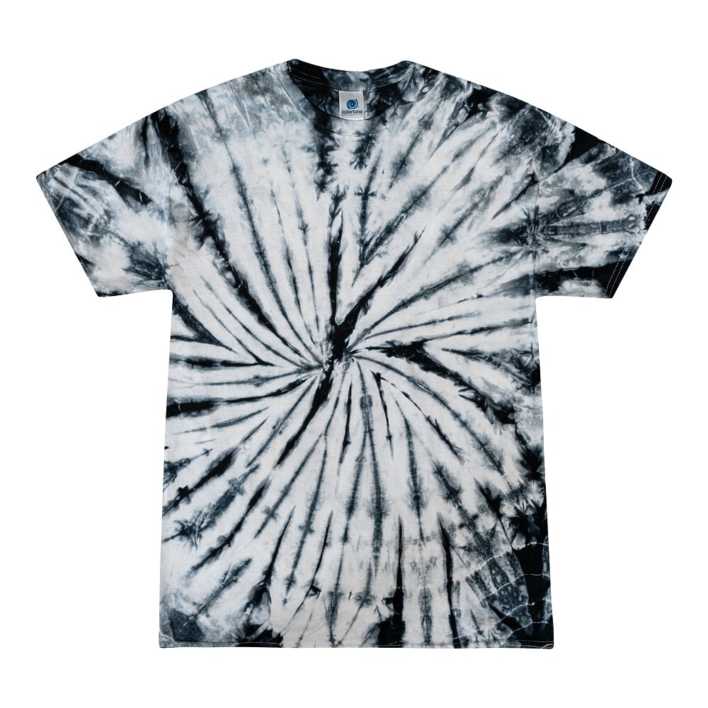 Pick a Black Tie Dye T-Shirts Adult S M L XL 2XL 3XL Cotton Colortone gallery
