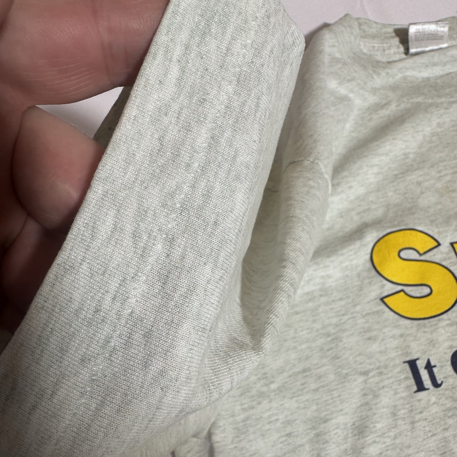 Best Tag VTG Graphic TEE, 50/50, USA, Smiley, Gray, Male/Female, Large gallery