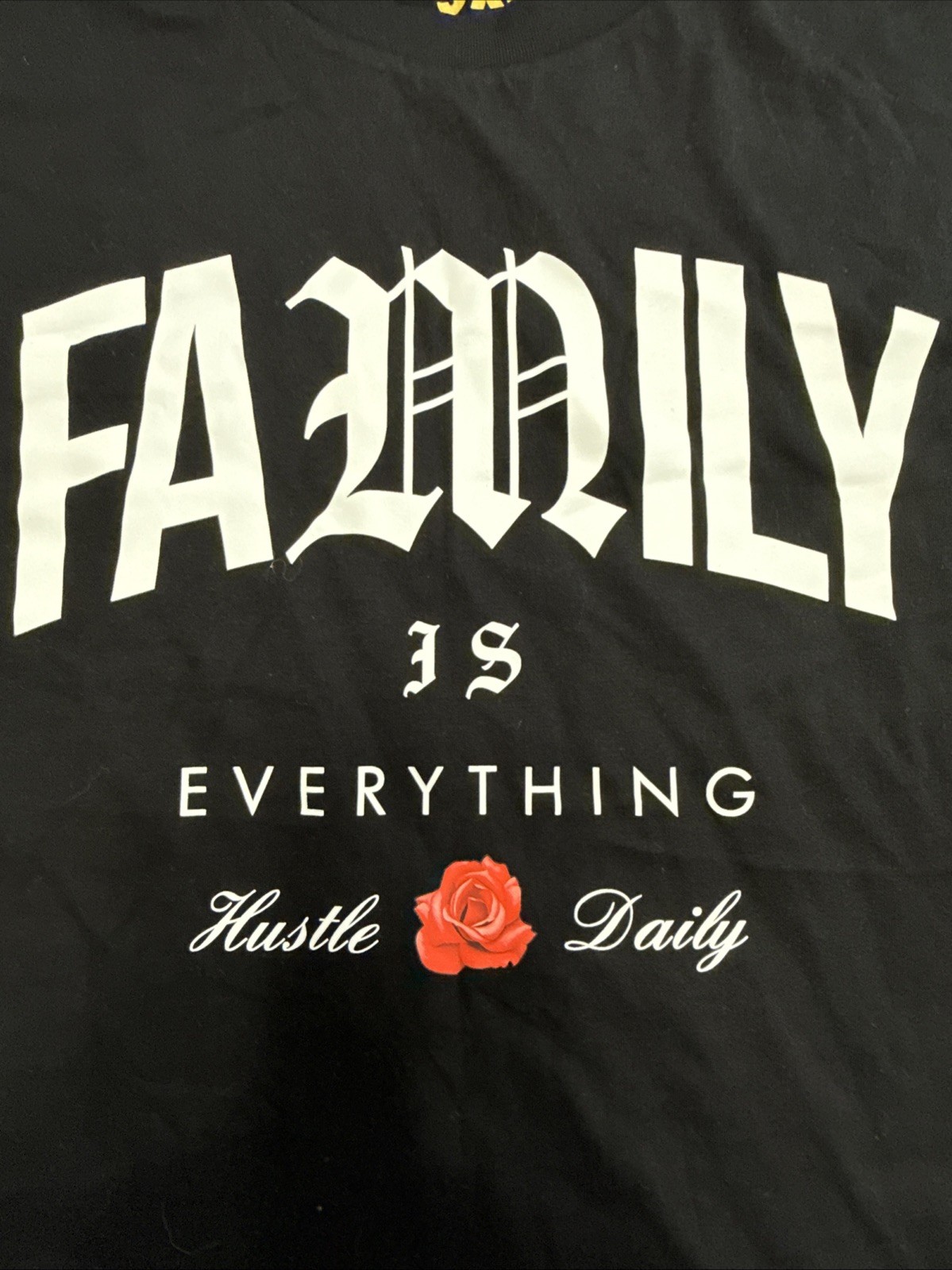 Muerte Hustle Daily Short Sleeve Graphic TeeShirt 3XL Black Family Is Everything gallery