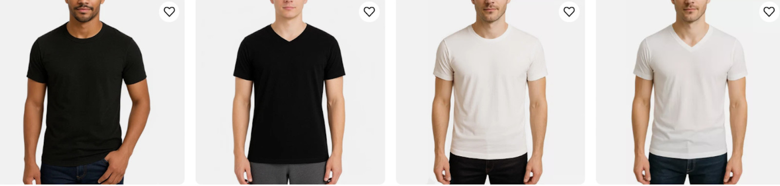 Alfani Mens 4 Pack Classic T Shirt Tagless Undershirts White or Black Ret $40