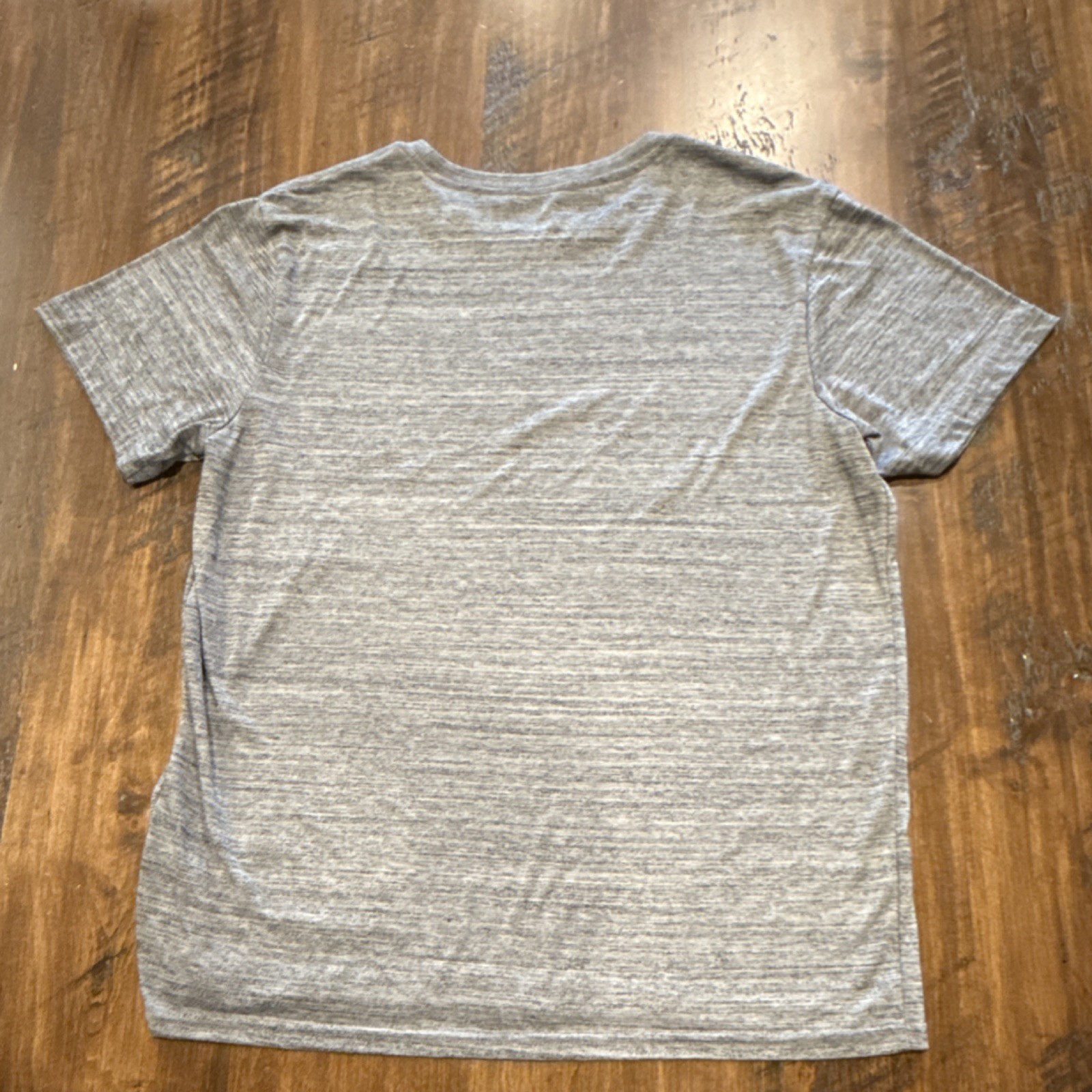 Hurley Men's Gray Graphic Logo Cotton Crew Neck Short Sleeve T-Shirt, Size L gallery