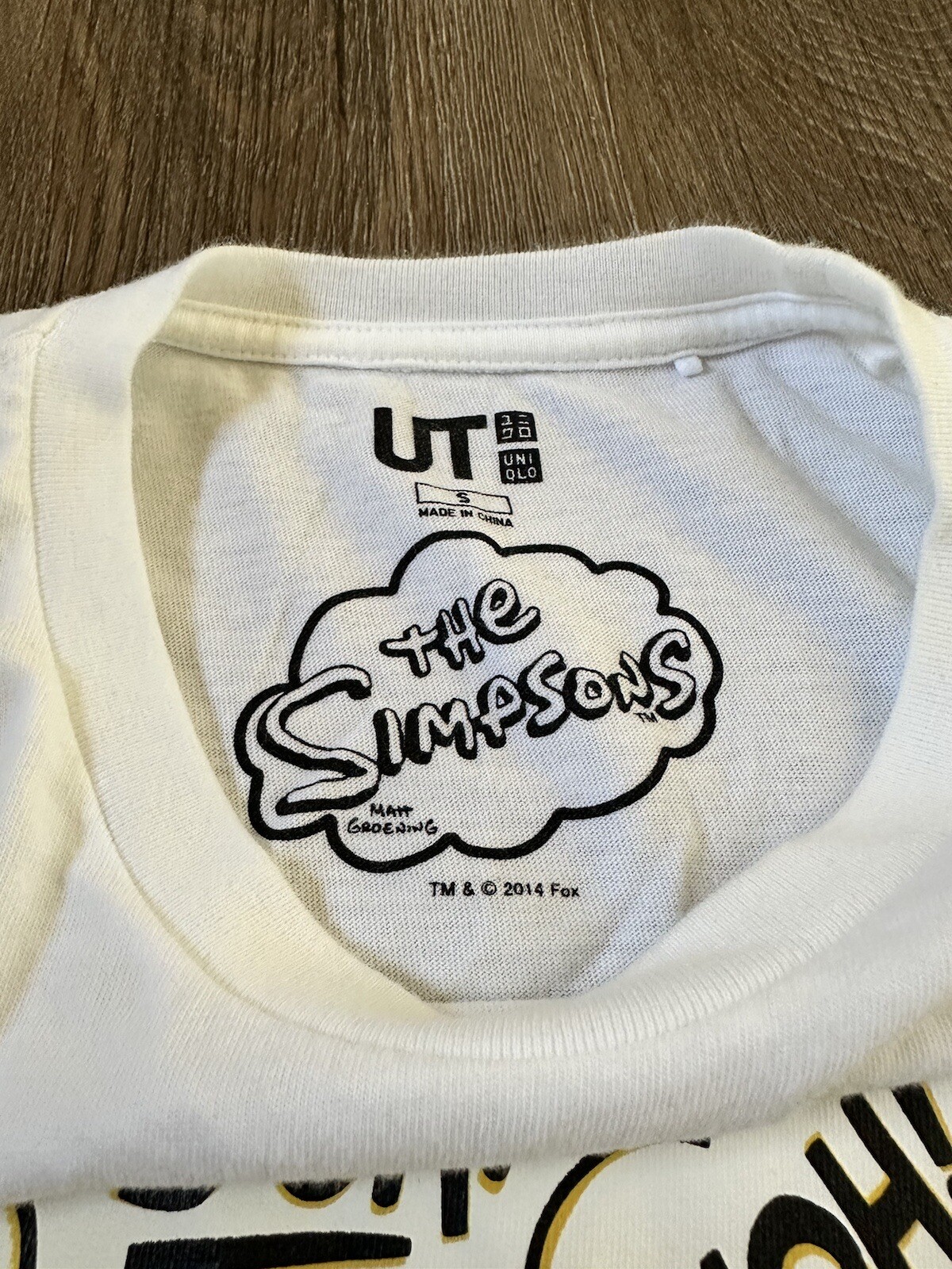 Uniqlo The Simpsons Short Sleeve Tee (Measurements Included) Small gallery