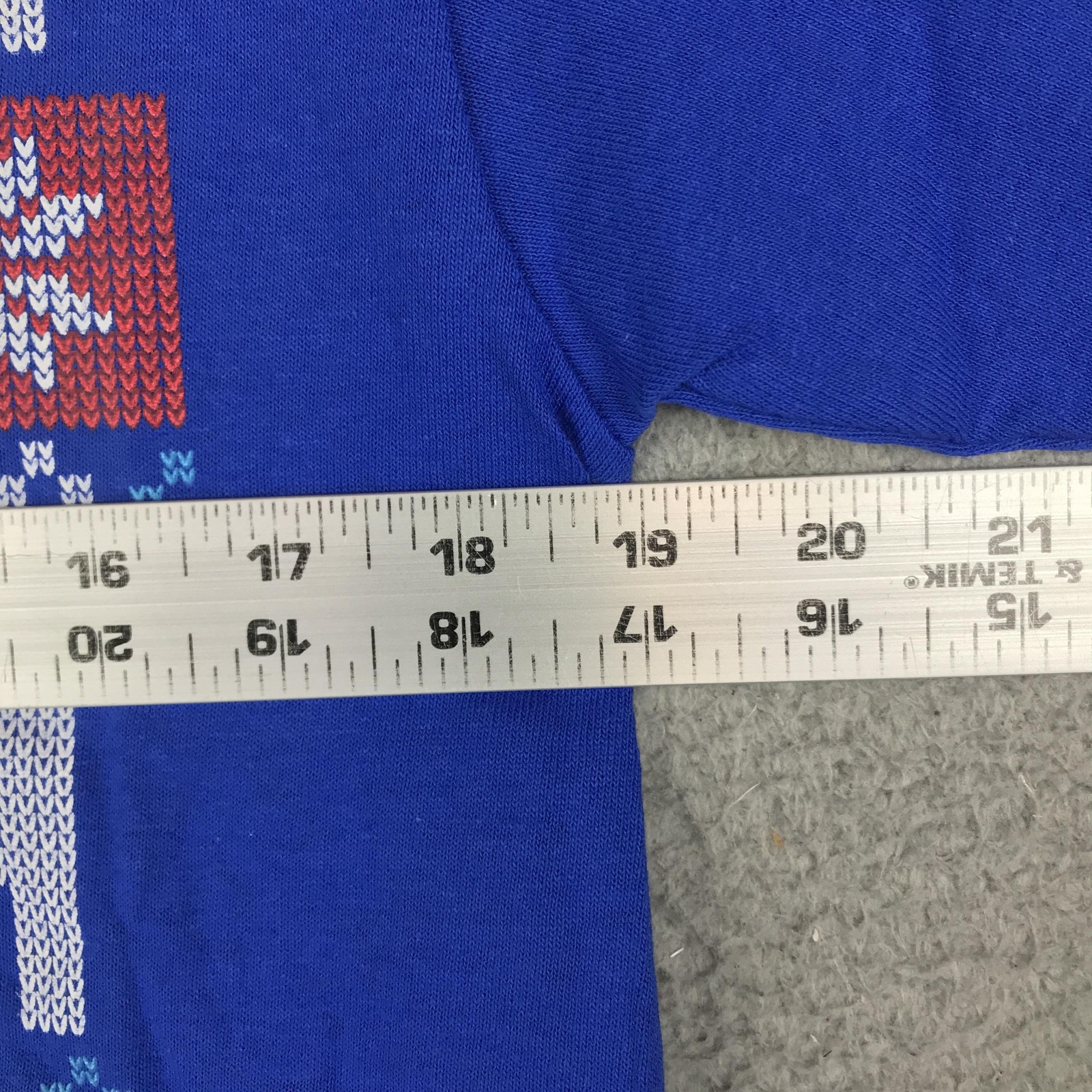 Delta Pro Weight Shirt Mens Medium Blue I've Been Good-ish All Year Ugly Xmas gallery