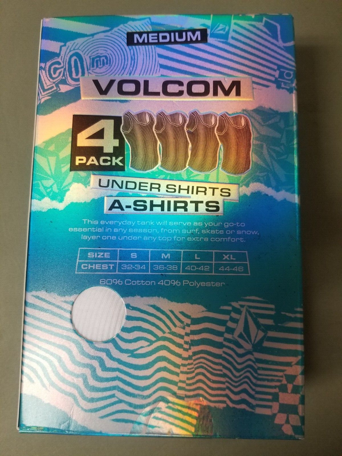 New Volcom Mens 4 Pack A-Shirts Tank Tops. gallery