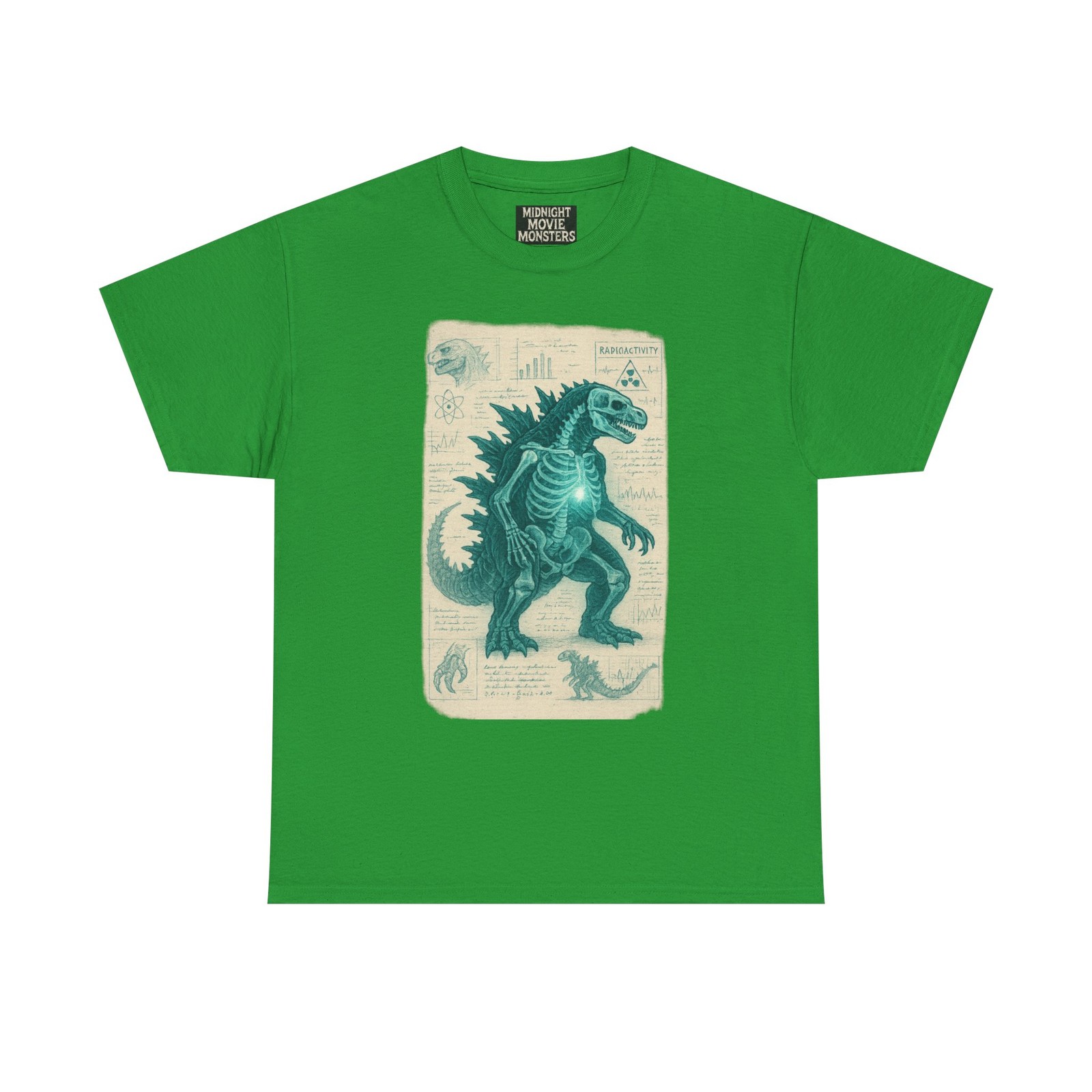 Atomic Requiem Godzilla X-Ray T-Shirt Unisex Heavy Cotton Tee Monster Graphic gallery