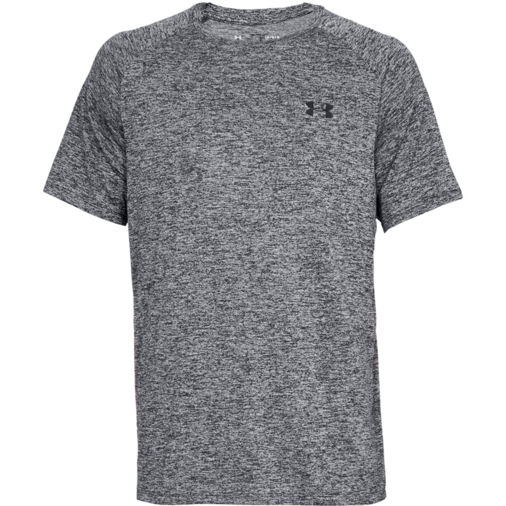 Under Armour 1326413 Mens UA Tech 2.0 Training T-Shirt, Black/Graphite, 2X-Large