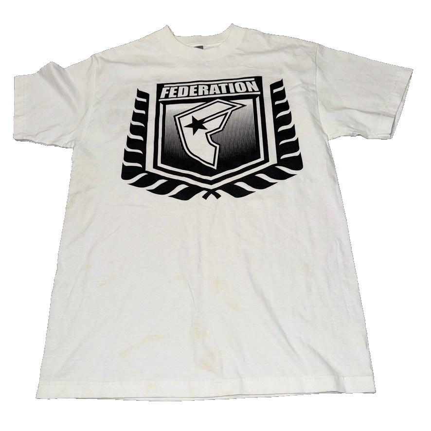 Famous Stars & Straps Federation Tee Mens M Double Sided Live Fast Die Fun gallery