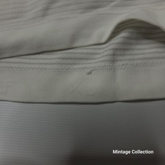 lululemon Men’s Metal Vent Tech Short Sleeve Shirt White Gray Stripes Size XL