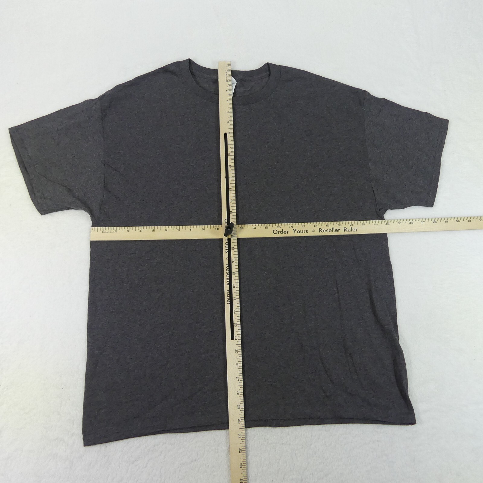 Hanes Shirts Mens Extra Large Charcoal Grey Short Sleeve Cotton Blend Set Of 5 gallery