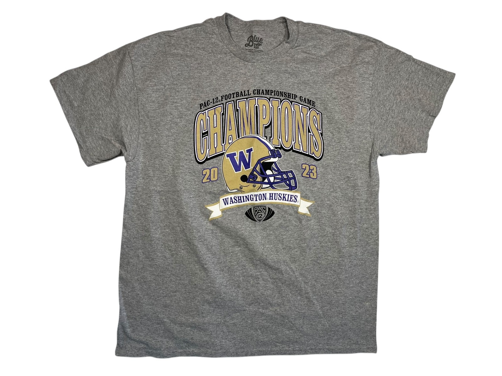2023 WASHINGTON HUSKIES Football PAC-12 CHAMPS T-SHIRT Penix Team Fan Men’s XL