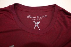 Marc Ecko Shirt Men’s Large Wine Cut & Sew Long Sleeve Graphic Logo Crewneck Tee