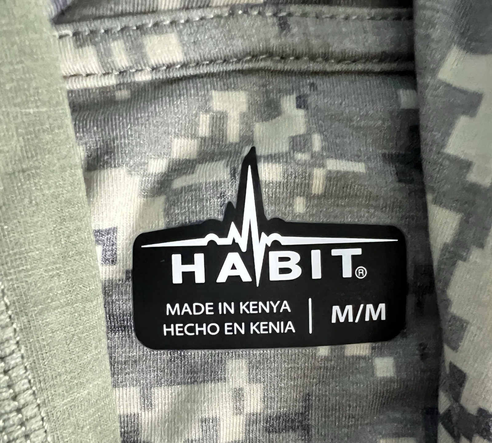 Habit Hooded Shirt Men’s Medium Green Hooded Performance Wicking Stretch Bamboo gallery