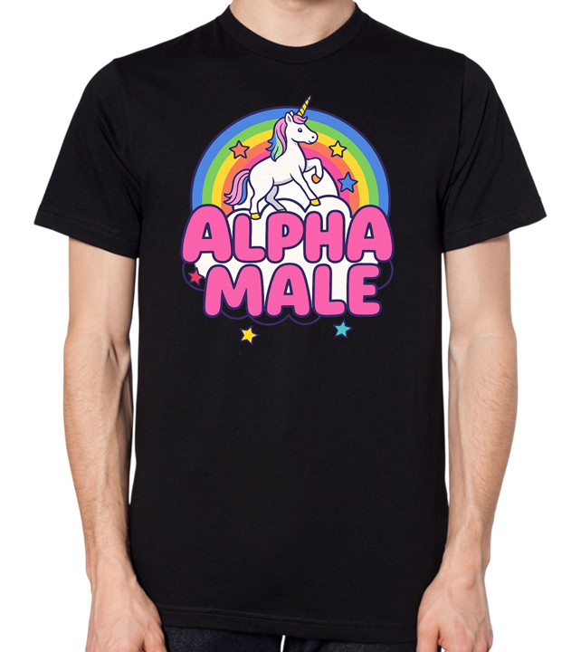 Alpha Male Unicorn Unisex T-Shirt gallery