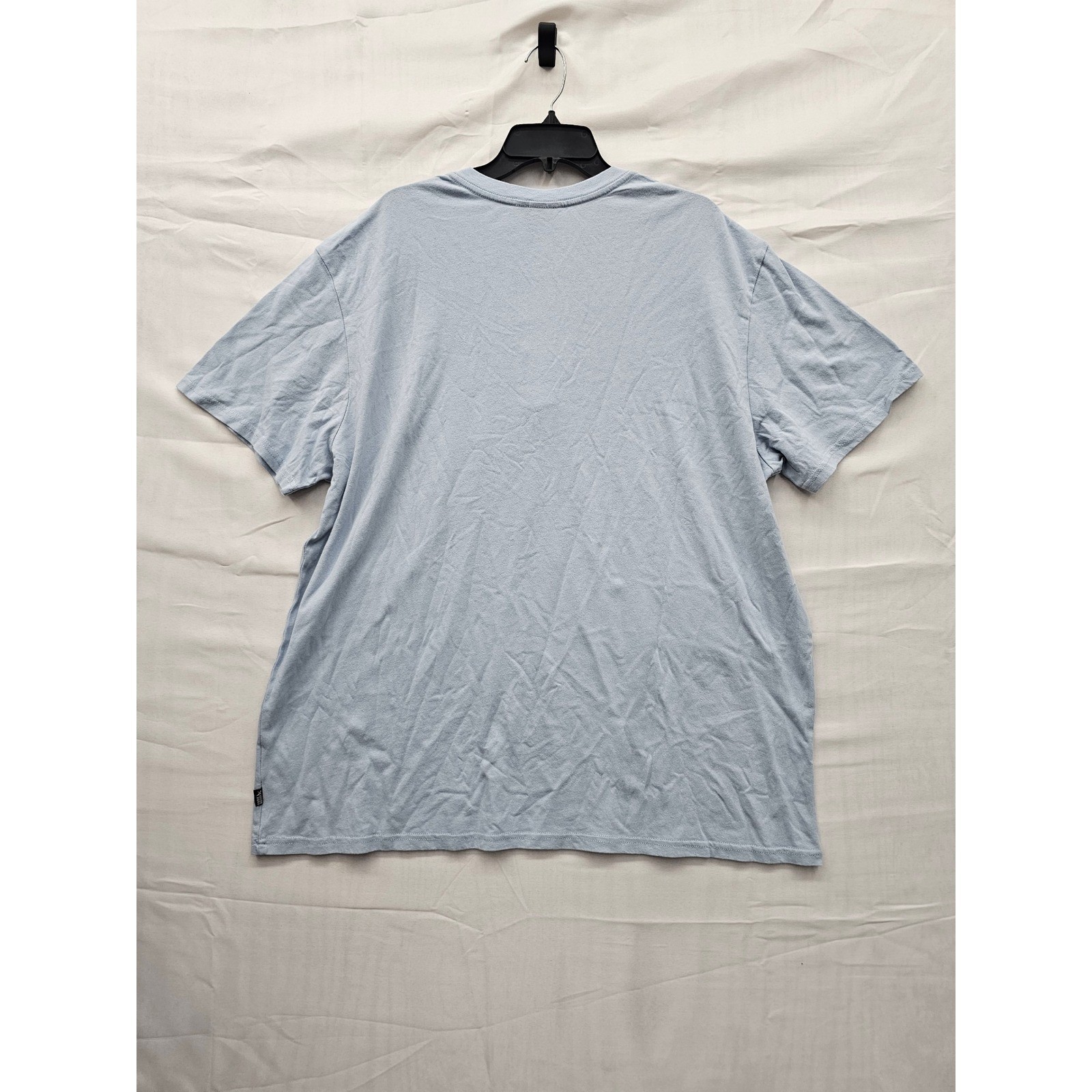 Eddie Bauer Mens Short Sleeve Henley Shirt Light Blue 100% Cotton EB008000 XL gallery