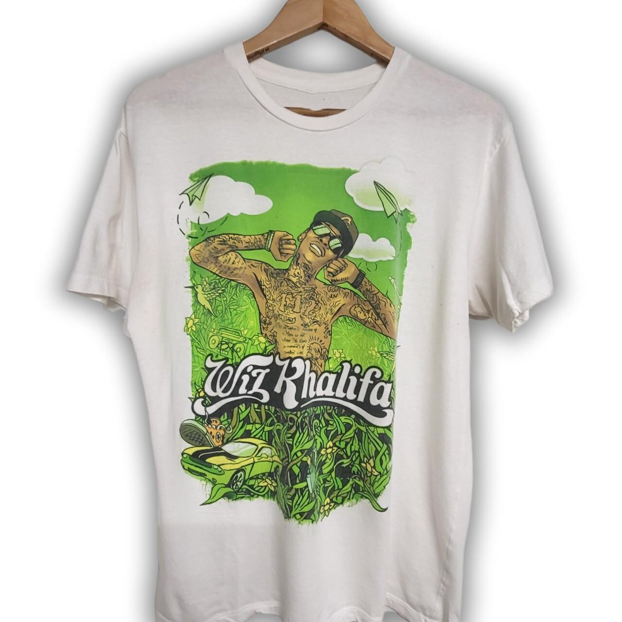 Wiz Khalifa tee shirt Sized large Short Sleeve All size Shirt
