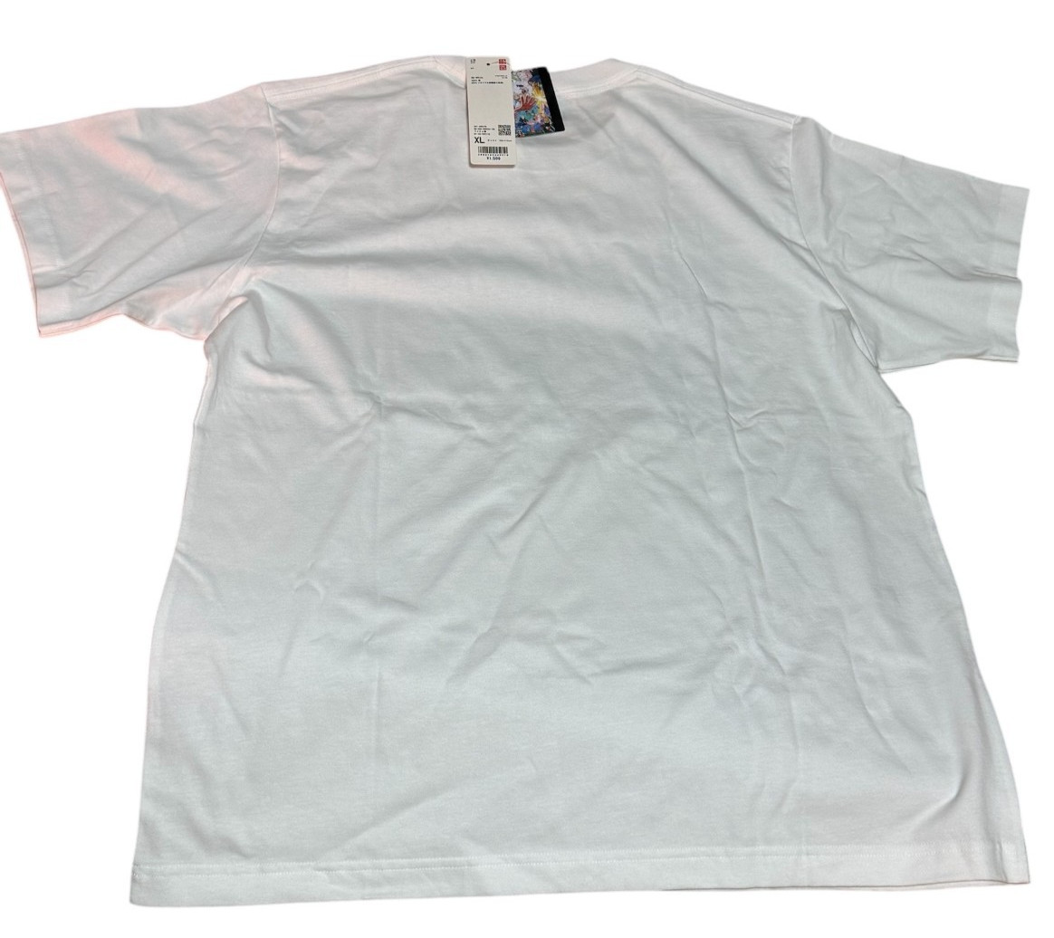ONE PIECE x Uniqlo 2025 T-shirt Egghead Luffy Shanks XL size White From JAPAN gallery