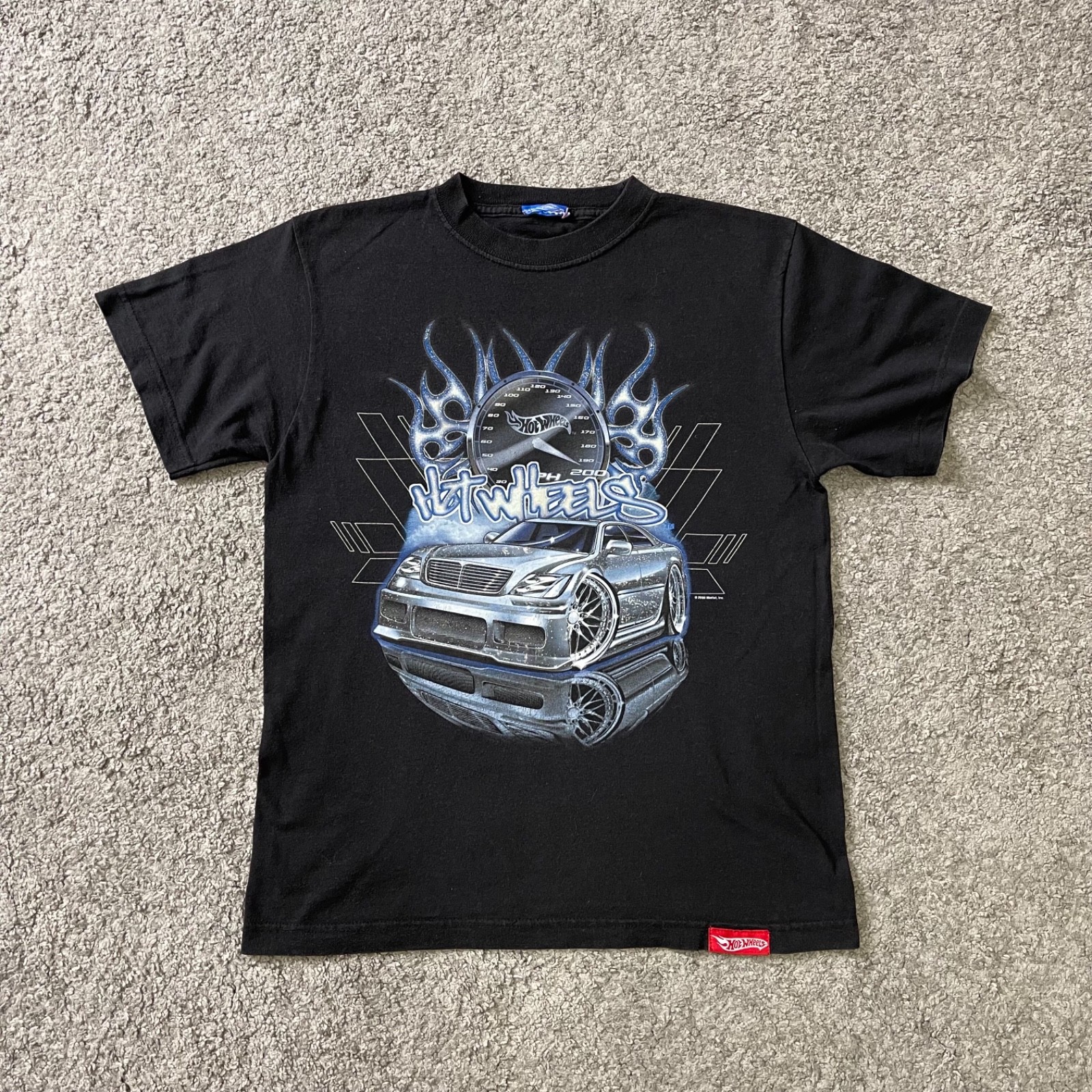 Hot Wheels T-shirt Black (Size S chest 37 inches)