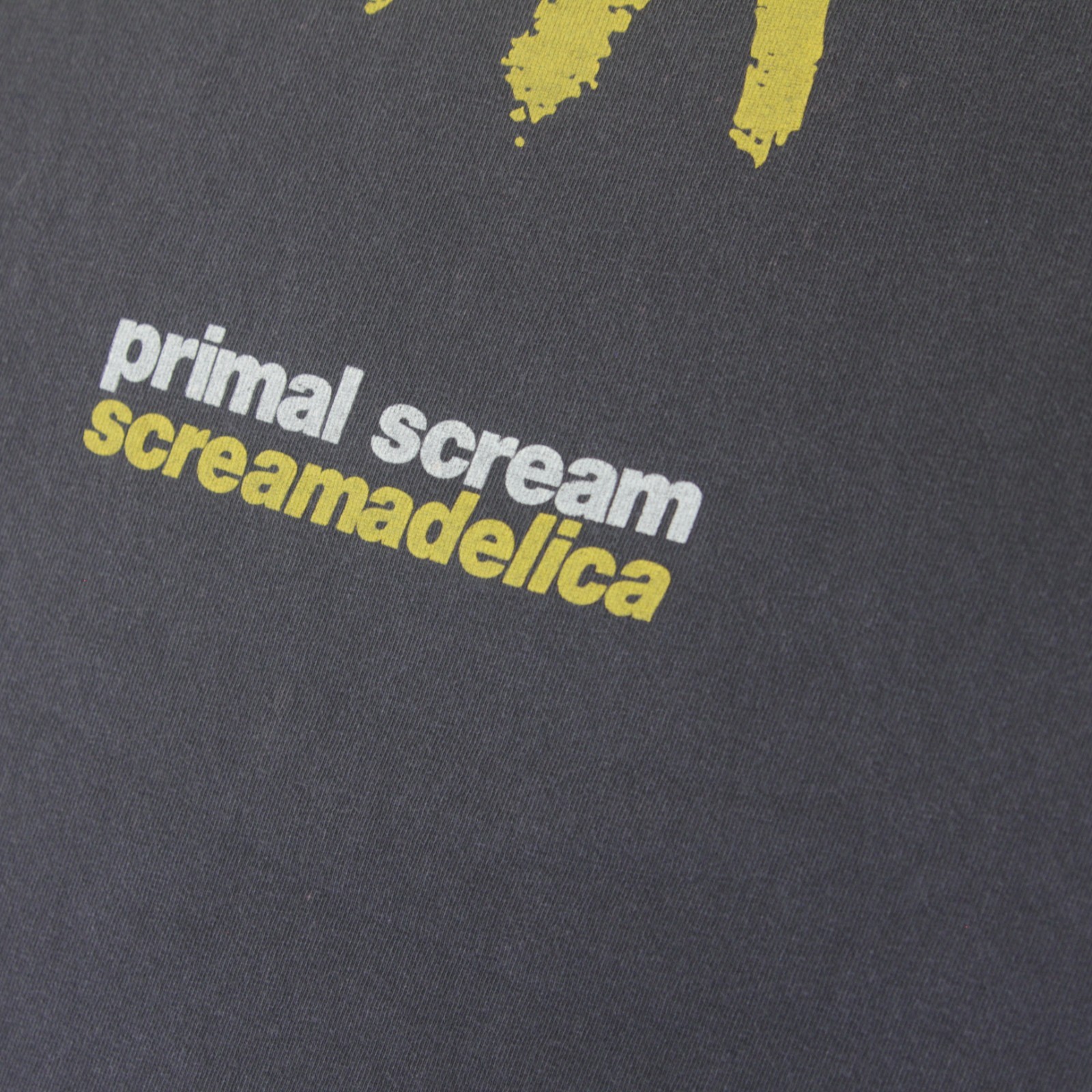 H&M Primal Scream T Shirt M Screamadelica Album Tracklist Merch Rock Band Tee gallery